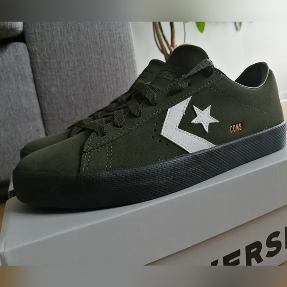 Converse Vulc Pro Size 8 Men Olive Green. New With Box. - Picture 10 of 10